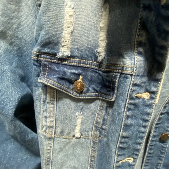 New Love True Jean Jacket Duster - Picture 4 of 10
